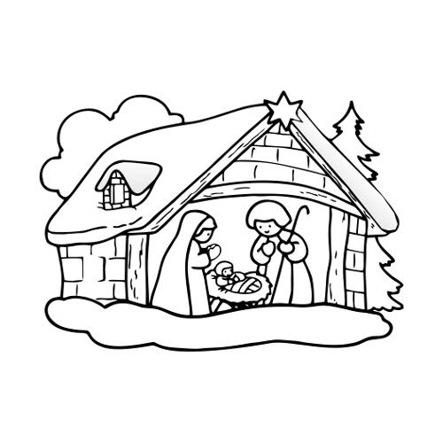 Żłóbek kolorowanki